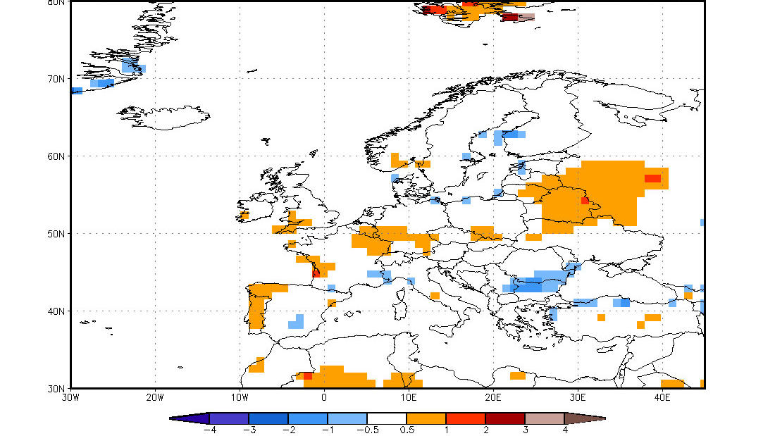 NOAA-Temperaturprognose vom 15.05.2017: Juni und Juli machen auf "mittelmäßig" Die NOAA-Temperaturprognose vom 15.05.2017 für den Juli in Europa