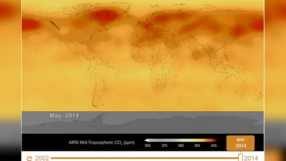 Die CO2-Zunahme in der mittleren Troposphäre Die CO2-Zunahme in der mittleren Troposphäre