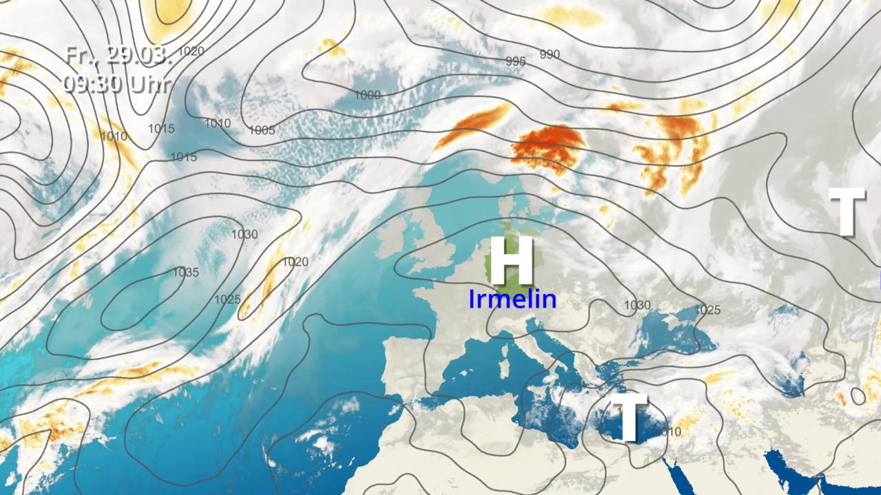 Satellitenfilm Vom 27.03. Bis Zum 29.03.: Hoch „Irmelin“ Kommt Zu Uns ...