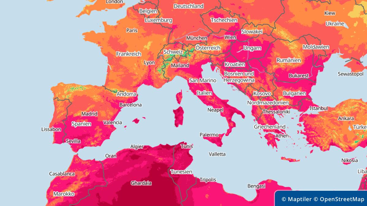 Unwetter Europa Aktuell: Gewitter, Starkregen, Hagel Vor Hitze über 40 ...