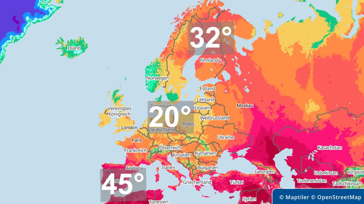 Hitze und Extremwetter mit Folgen für Deutschland Sturm, Polarkreis