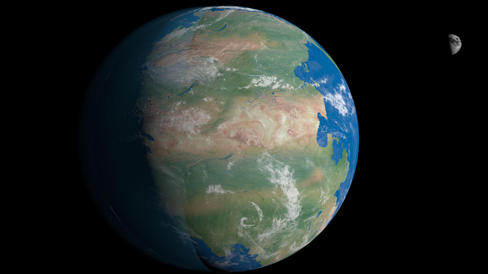 Los dos supercontinentes peligrosos: Eureka y Amasia traen el calentamiento global o la edad de hielo