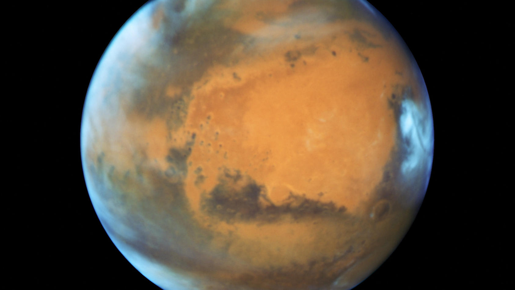 Life on the Red Planet: The river view suggests the existence of life on Mars