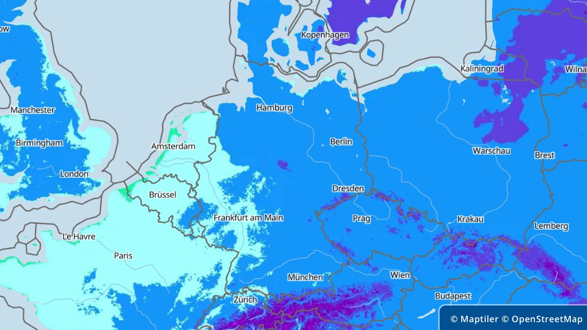 Wintereinbruch Deutschland: Schnee, Frost, Glätte - Skandinavien-Kälte ...