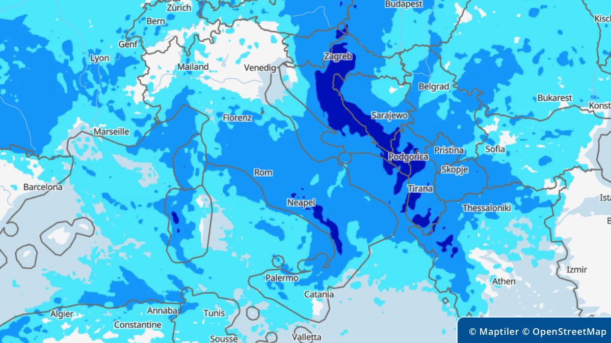 Schwere Unwetter In S Deuropa Lawinen Hochwasser Berschwemmungen