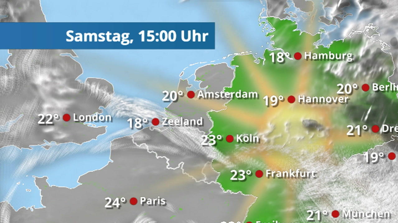 Regen- und Wolkenfilm vom 05.12. für 2 Tage: Im Nordosten Wolken mit Niesel ... - Wetter.de